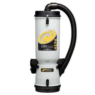 ProTeam LineVacer HEPA Vacuum Cleaner with 14 in. Multi Surface Floor Tool and Telescoping Wand 107142