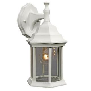 Filament Design Negron 1 Light Outdoor White Wall Lantern CLI XY775379308544