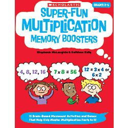 Scholastic Super Fun Multiplication Memory Boosters