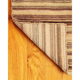 Wool Tabriz Brown/Tan Area Rug by Natural Area Rugs