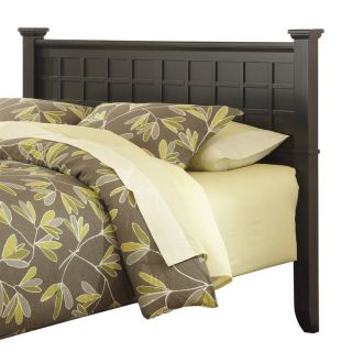 Home Styles Arts and Crafts Black Queen Headboard