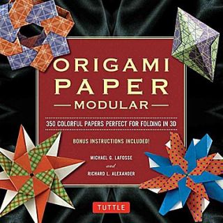 Modular Origami Paper Pack 350 Colorful Papers Perfect for Folding in 3D