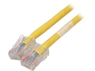 C2G 24669 2ft Cat5E 350 MHz Assembled Patch Cable   Yellow