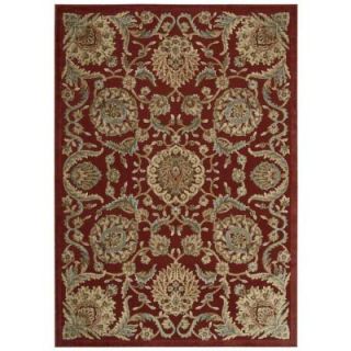 Nourison Graphic Illusions Red 7 ft. 9 in. x 10 ft. 10 in. Area Rug 221261