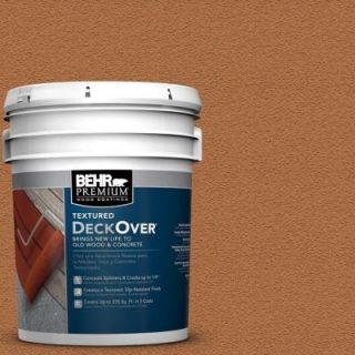BEHR Premium Textured DeckOver 5 gal. #SC 533 Cedar Naturaltone Wood and Concrete Coating 500505