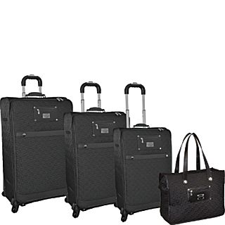 Adrienne Vittadini Quilted 4pc Luggage Set