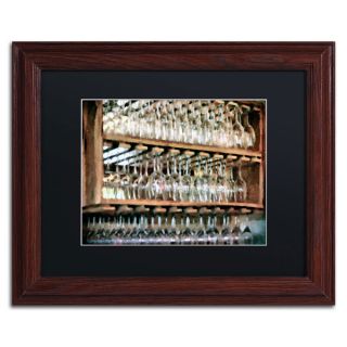 Lois Bryan Drinks on the House Black Matte, Wood Framed Wall Art
