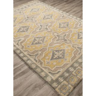 Pendant Hand Tufted Gray/Yellow Area Rug by JaipurLiving