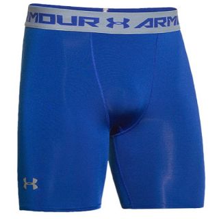 Under Armour HeatGear Armour Compression Shorts   Mens   Training   Clothing   Royal/Steel