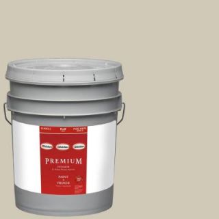 Glidden Premium 5 gal. #HDGWN53U Frosted Almond Flat Latex Interior Paint with Primer HDGWN53UP 05F