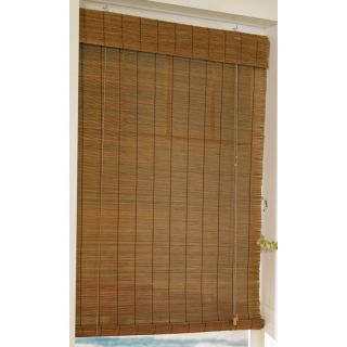 Style Selections Fruitwood Light Filtering Natural Roman Shade (Actual 72 in)