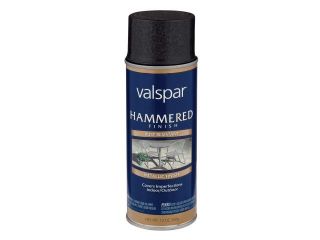 Valspar Brand 465 68217 SP 12 Oz Hammered Black Spray Paint   Pack of 6