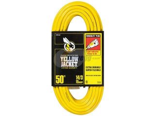 Coleman Cable 02887 50' 14/3 Yellow Jacket® Extension Cord