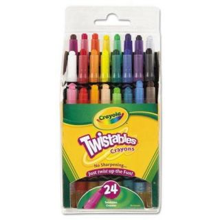 Crayola Mini Twistables Crayons, 24pk