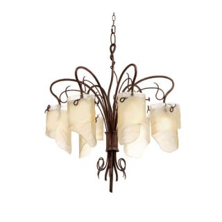 Recycled Soho 6 Light Chandelier by Varaluz