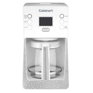 Cuisinart Crystal 14 Cup Programmable Coffee Maker in White SCC 1000W