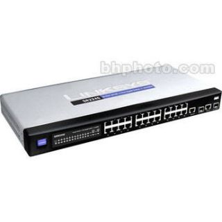 Cisco 24 Port 10/100 Ethernet Switch with 2 Gigabit Ports SR224G