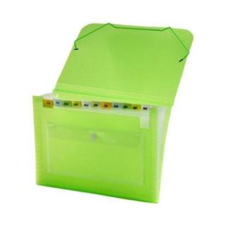 CLEAR LINE 13 pocket Poly Expanding File LIO94400GRCT