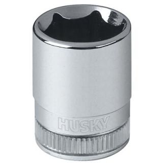 Husky 1/4 in. Drive 13 mm 6 Point Metric Standard Socket H4D6P13MM