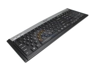 Rosewill RK 7310 Black 105 Normal Keys 7 Function Keys USB Wired Super Slim Multimedia Keyboard