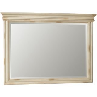 ESTATE by RSI Vintage 44.75 in W x 33 in H Antiqued White Rectangular Bathroom Mirror