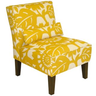 Skyline Furniture Armless Chair in Gerber Sungold