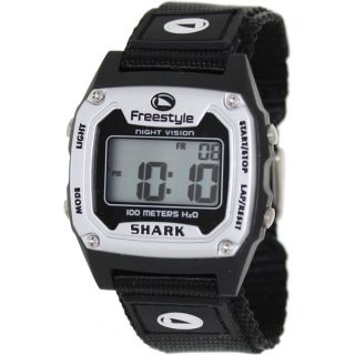 Freestyle Mens Shark Classic Black Nylon Digital Dial Quartz Watch