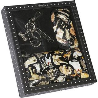 Sydney Love Cats & Dogs 3 Piece Gift Box Set including adorable Wallet Keychain and Card Case