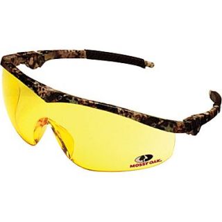 MCR Safety ANSI Z87.1 Mossy Oak Safety Glasses, Indoor/Outdoor Clear Mirror
