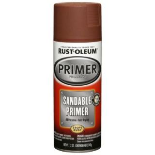 Rust Oleum Automotive 12 oz. Red Sandable Primer Spray Paint (Case of 6) 249419