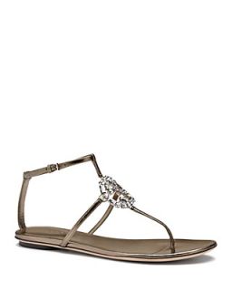 Gucci Flat Sandal   GG Sparkle