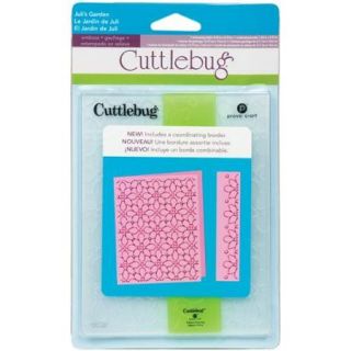 Cuttlebug A2 Embossing Folder/Border Set  Juli's Garden