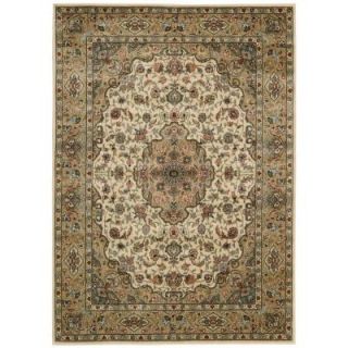 Nourison Persian Arts Ivory/Gold 2 ft. x 3 ft. 6 in. Accent Rug 687371