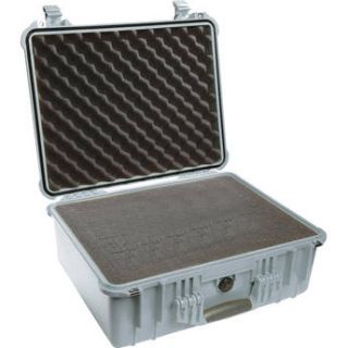 Pelican 1550 Case with 4 Piece Foam Set (Silver) 1550 000 180