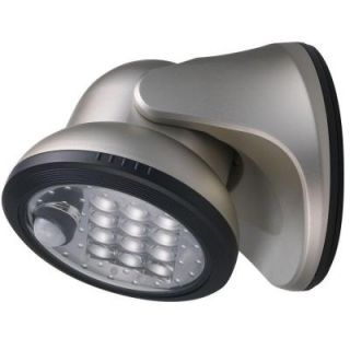 Light It Silver 12 LED Wireless Motion Activated Weatherproof Porch Light 20034 101