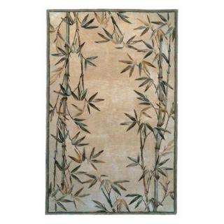 Kas Rugs Simple Bamboo Ivory 8 ft. 6 in. x 11 ft. 6 in. Area Rug SPA314686X116