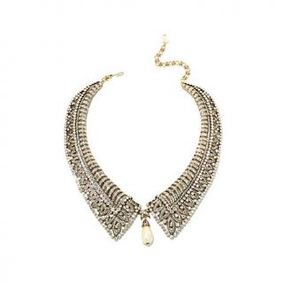 Heidi Daus "Prim and Proper" Crystal Accented Collar Necklace   7894567