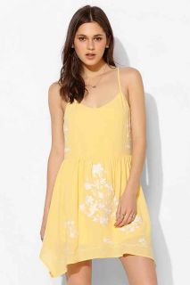 Lucca Couture Floral Embroidered Tank Dress