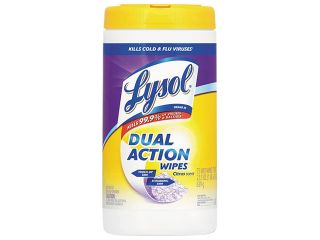 LYSOL 19200 81700 Citrus Disinfecting Wipes, 7 x 8, 75/Canister