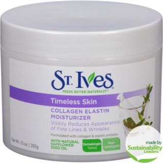 St. Ives Timeless Skin Collagen Elastin Facial Moisturizer, 10 oz