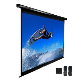 Elite Screens 92 in. Electric Projection Screen with White Case VMAX92XWV2
