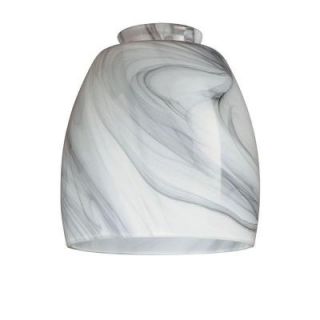 Westinghouse 5 1/4 in. Handblown Charcoal Swirl Shade with 2 1/4 in. Fitter and 4 6/7 in. Width 8140900