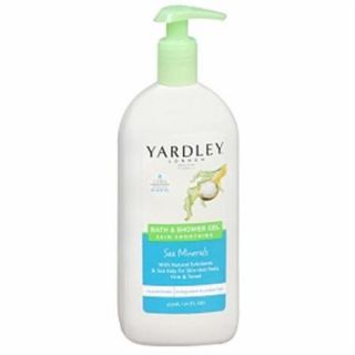 Yardley London Skin Smoothing Bath & Shower Gel Sea Minerals 16 oz (Pack of 2)