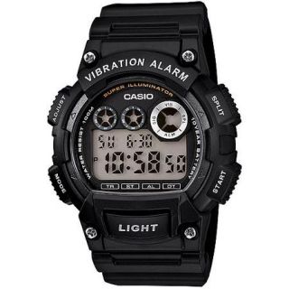 Casio Men's Sport Digital Watch, Black Resin Strap