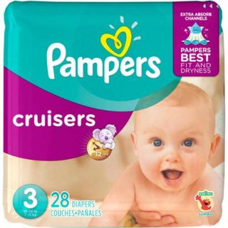Pampers Cruisers Diapers, Jumbo Pack, (Choose Your Size)