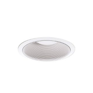 All Pro 6 in White Baffle Recessed Lighting Trim