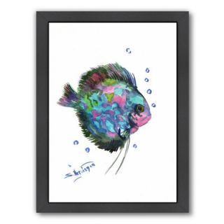 Discus 3 by Suren Nersisyan Framed Painting Print by Americanflat