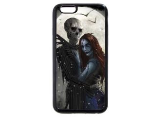 Onelee Customized Disney Series Case for iPhone 6+ Plus 5.5", The Nightmare Before Christmas iPhone 6 Plus 5.5" Case, Only Fit for Apple iPhone 6 Plus 5.5" (Black Soft Rubber)
