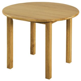 30" Round Hardwood Table with 18" Legs    ECR4Kids
