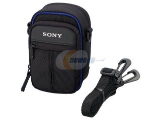 SONY LCS CSJ Black Soft Carrying Case For Cyber shot S, W, T, And N Series Digital Camera